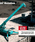 Compact 5 Ton Hydraulic Crane With 12 Meter Boom For Material Handling At Factory And Workshop, lifting material