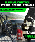 Heavy Duty Ratchet Straps Set 1 Inch X 15 Feet 4 Pack With Safety S Hooks 1,823 Lb Break Strength secure bike on truck
