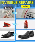 Ultra Strong Waterproof Shoe Repair Glue Clear Adhesive for Soles and Uppers, flexible permanent fix for cracked heels and loose soles