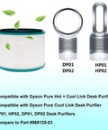 Replacement Filters For Pure Cool Link DP01 DP03 And Pure Hot And Cool Link HP01 HP02 HP03 Compatible With First Gen Purifiers