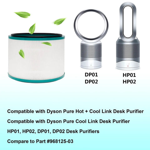 Replacement Filters For Pure Cool Link DP01 DP03 And Pure Hot And Cool Link HP01 HP02 HP03 Compatible With First Gen Purifiers