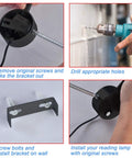 Installation steps for Bedside Wall Mounted Reading Light With Touch Dimmable 3W LED And Three Color Temperatures