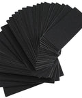 24 Pack Black Fingerboard Foam Grip Tape 110 x 38 x 2 mm Anti Slip Deck Tape for Finger Skateboards, Easy Grip, Durable Adhesive