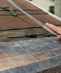 Applying Ultra Strong Waterproof Tape That Seals Leaks On Wet Surfaces And Underwater, Clear 8 Inch By 25 Foot Roll For Indoor Outdoor Use