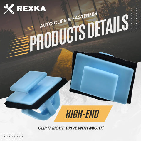 15 Piece Door Liftgate Body Side Rocker Molding Retainer Clip Set For Hyundai And Kia Vehicles Elantra Santa Fe Kona Palisade Tucson Veloster Niro Soul Sportage Replacement Trim Clips displayed against a sunset backdrop