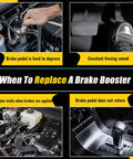 Guide to symptoms for Heavy Duty Vacuum Power Brake Booster For Chevy Silverado 1500 And Cadillac Escalade Sweet Smooth Braking Performance Upgrade.