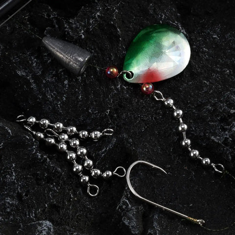 50 Pack Fishing Bead Chain Swivels For Catfish Stainless Steel Bead Chain Swivels With 360 Degree Rotation And Corrosion Resistant Design For Freshwater And Saltwater Tackle Rig Gear, bead chain rig
