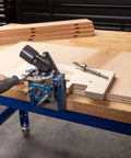 MortiseMate Loose Tenon Jig For Woodworking Easy Mortise Cutter With Auto Indexing Step Down In One Sixteenth Inch Increments