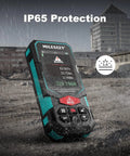 Laser Measure Tool With 165 Feet Range and IP65 protection in rain, dual bubble levels