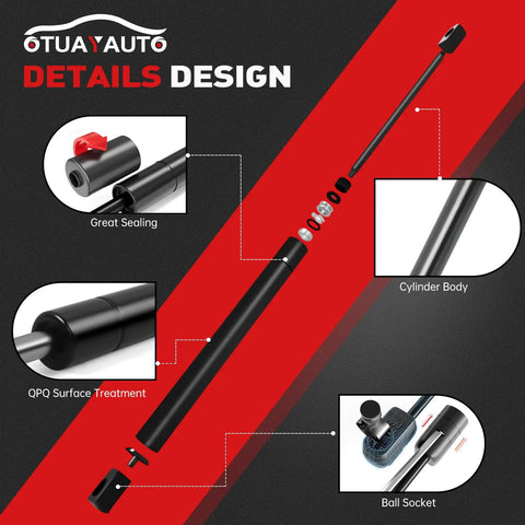 Rear Tailgate Lift Support Pair For 2011 To 2014 Sorento Liftgate Shocks Replacement, OEM Style design details