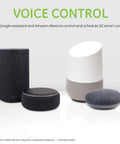 Voice control devices for Z Wave Smart Rocker Dimmer for Home Automation, 3 Way Ready, Works With Alexa And Google Assistant