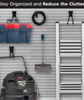Premium Heavy Duty Slatwall Hooks And Hangers Set 20 Pack For Garage Storage And Organization.