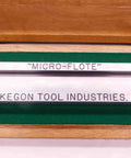 Adjust-O-Matic Micro Flote Gauge.0001 Inch Graduation With.025 Inch Range, US Made Pro Grade Precision Measuring Tool For Machinists, Metalworkers, And DIY Enthusiasts, Easy Readout, Rugged Build, Perfect For Tight Tolerances. in wooden case