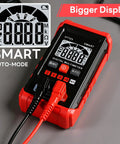 Digital Multimeter With Auto Ranging And NCV Non Contact Voltage Tester, Handy Voltage And Resistance Meter with large display