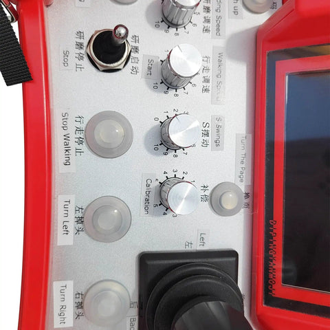 Control panel of Electric Concrete Floor Grinder With 3.9 Inch Planetary 12 Head Grinding System Walk Behind Design