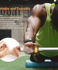 Self Adhering Bandage Wrap 12 Pack 2 Inch By 5 Yard Nonwoven Self Adhesive Bandage Tape on athlete's thumb in gym