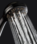 High Pressure Handheld Shower Head With 6 Settings Extra Long 6 Foot Hose And Bracket Anti Clog Nozzles Oil Rubbed Bronze Finish
