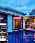Smart Candelabra LED E12 Bulbs 4 Pack With HomeKit And WiFi Dimmable Chandelier Lights app control demonstration.