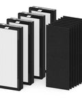 4 Pack 8000 Elite Pro Replacement Filters For 8000 Series Air Purifiers With 8 Carbon Pre Filters To Capture Smoke Pollen Dander Hair Odors