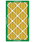16x25x2 MERV 11 Pleated Air Filter For Allergies And Pets Great For Home Use Electrostatic Replacement For HVAC Furnace Or AC