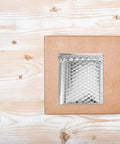 Silver Bubble Mailers 14x16 Plus 4cm Self Sealing Padded Envelopes For Shipping Books And Documents Pack Of 100 on box