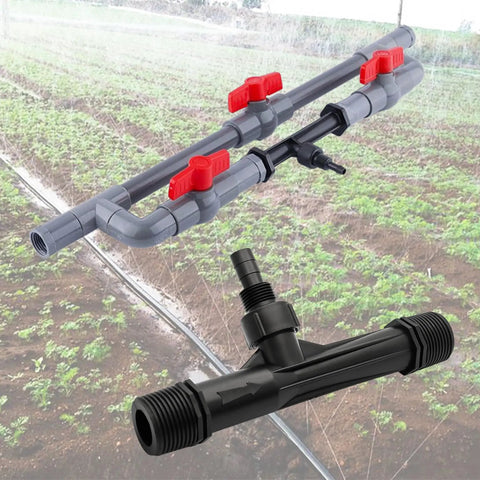 2 Pack 1 Inch Venturi Fertilizer Injector With Barbed Fittings For Irrigation Systems Garden And Hydroponics Mixer