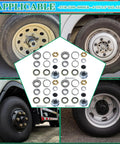 4 Sets Trailer Axle Hub Heavy Duty Bearings Kit For 5200-6000 Lbs Trailers With D42 Tapered Spindle Includes 21333TB Grease Seals
