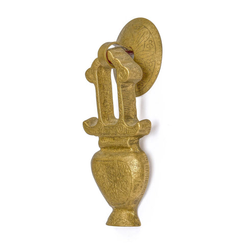 Golden Furnace Brass Cabinet Pulls Set of 2 3.5 Inch Floral Antique Style Solid Brass Handles for Furniture and Cabinets
