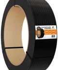 Industrial Strength Polypropylene Pallet Strapping Roll Half Inch Thick With 7200 Feet Of Embossed Banding, 600 Pound Break Strength, Durable PP Plastic Strapping For Packing Heavy Pallets And Bulky Shipments