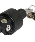 Universal Ignition Switch For Off Road Motorcycles And ATVs Off Run Start Button White Medium Size Best In Class Corrosion Protection With Non Conductive Seal Between Cylinder Lock And Contact Plate Easy Fit shown with keys