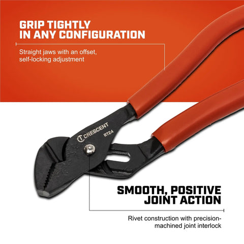 Mini Dipped Handle Tongue And Groove Pliers With Precision Grip For Home And Pro Projects, 4 1/2 Inch Jaw, alloy steel
