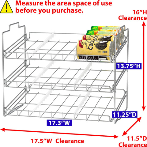 Absolute Kitchen Vibe Upgrade Slick Stackable Can Rack Organizer Holds Up To Thirty Six Cans Smooth Chrome Finish Saves Serious Cabinet Space And Keeps Your Pantry Stash Flawless And Easy To Grab Any Day Now