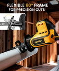 Brushless Reciprocating Saw Cordless 20V Max Compatible Tool Only 3000 SPM One-Handed Sawzall cutting PVC pipe