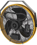 Heavy Duty 18 Inch High Velocity Wall Mounted Shroud Fan Weatherproof IPX4 Indoor Outdoor 4000 CFM All Weather Ready