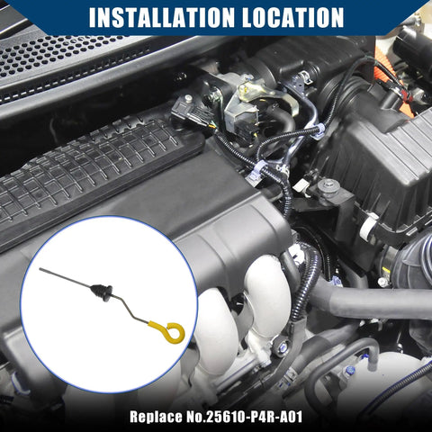 Engine compartment with highlighted ATF Dipstick For Honda Civic 1992 2000 And Honda CR V 1997 2001 Del Sol 1993 1995