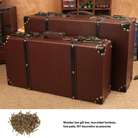 Antique suitcases with 200 Pcs Antique Round Head Brass Copper Mini Nails For Furniture Hinges Boxes And Craft Projects 2.8x18mm