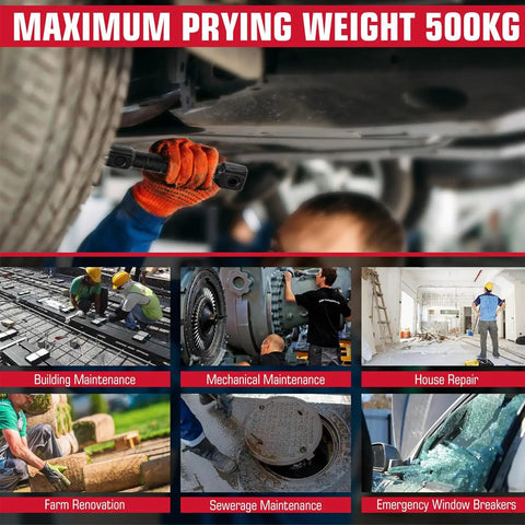 Top Shelf Extendable Pry Bar For Tire Removal And Rim Detailing Forged From Tough Cr V Steel With A Comfy Grip perfect for mechanical maintenance.