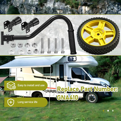 Wheel And Handle Kit For WEN 4500 And 4750 Watt Generators Fits GN4500 DF472 DF475 DF475T DF475X DF472X Replacement Part