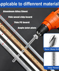 Top Shelf 410 Stainless Steel Self Drilling Tek Screws, Heavy Ball Hex Washer Head Assortment Kit drilling into various materials.