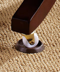 One And Eleven Sixteenths Inch Round Furniture Caster Cups For Carpet Or Hard Floors Protects Carpet From Dents Scratches And Marring