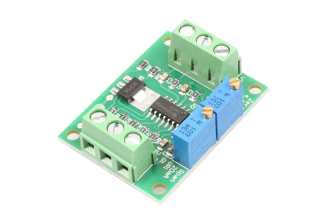 No-Nonsense Voltage To Current Converter Module 0 To 24V To 4 To 20mA Signal Output for PLC debugging. Easy plug-and-play module.