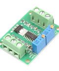 Voltage To Current Converter Module 0-10V To 4-20mA Signal Output With Adjustable Current Range green circuit board view