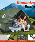 2 To 3 Person Camping Tent With Rainfly Waterproof And Windproof Dome Shelter Easy Setup And Portable Double Layer Outdoor Tent.