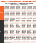 Compatibility chart for Beaquicy washer water inlet valve 5220FR2006H; lists Kenmore and LG models.