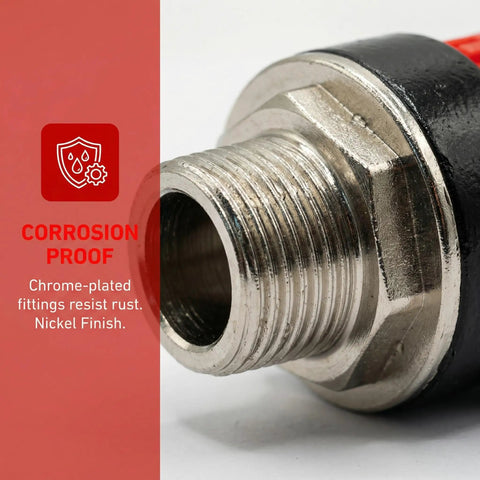 Air Compressor Pressure Regulator AB-9051116 For Stanley Bostitch Husky Air Compressors with nickel finish, corrosion resistant.