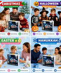 Hands On Circuit Kit For Kids 6 Plus With 66 Pieces And 1200 Plus Projects Electric Circuit Board Science Toy Electronics Exploration Set To Boost Problem Solving And Physics Curiosity Gift For Boys And Girls, family scene