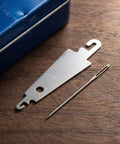 Stainless Steel Manual Needle Threader 60 Piece Set For Hand Sewing Portable No Fuss Threading Tool Easy For Seniors And Beginners Durable Metal Threading Device For Travel And DIY Repairs, silver threader and needle