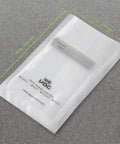 Gallon Vacuum Sealer Bags 11x16 Inch Heavy Duty BPA Free for food storage on gray surface, showing embossed channels and label area.