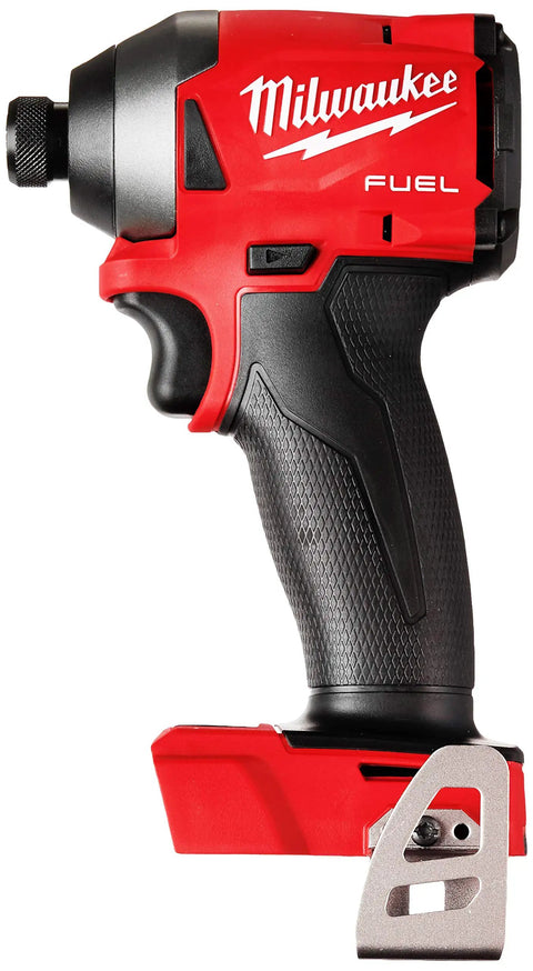 Impact Driver Pistol Grip 18V Cordless With Brushless Powerstate Motor Delivers Up To 2000 In-Lbs Torque And Thirty Percent Faster Driving Speed Ultra Compact Four And A Half Inch Body For Tight Spaces Red Lithium Battery Pack For Long Life