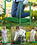 Wide Garden Kneeler and Seat With 2.36 Inch Thick EVA Cushion Heavy Duty Kneeling Bench for Gardening and Sitting Extra Wide 10.2 Inch Pad